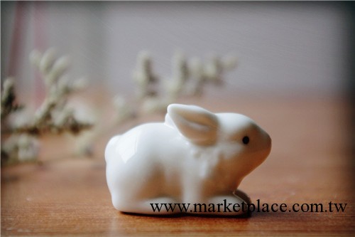 創意陶瓷工藝品 白瓷zakka傢居雜貨動物擺設品母子兔系列9996工廠,批發,進口,代購