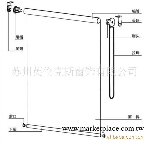 供應手動拉珠卷簾工廠,批發,進口,代購