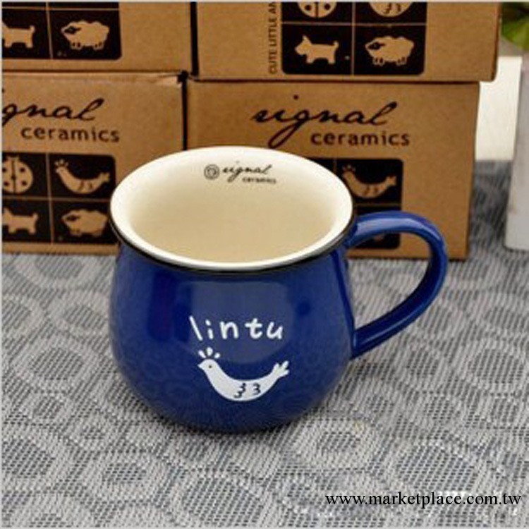ZAKKA雜貨復古咖啡創意杯子批發 陶瓷廣告杯 禮品杯子 創意個性杯工廠,批發,進口,代購
