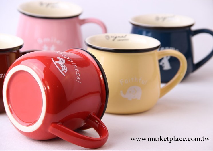 zakka雜貨創意復古塘瓷杯日式牛奶早餐陶瓷馬克杯咖啡杯logo定制工廠,批發,進口,代購