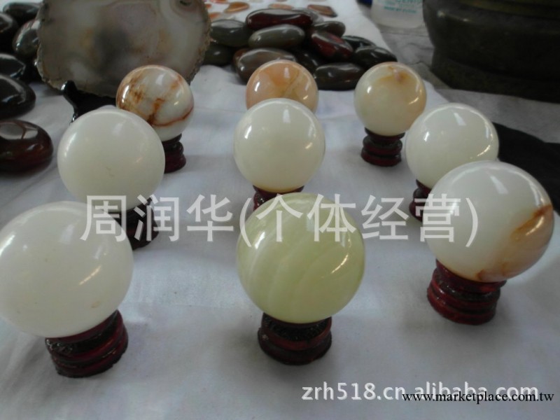 天然玉石按摩阿富汗白玉健身球黃玉竹葉青雞蛋禮品保健品經絡器材工廠,批發,進口,代購