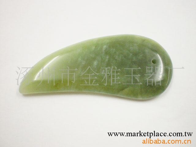 供應刮痧板 按摩刮痧器材用品  刮痧板 天然玉石制品（圖）工廠,批發,進口,代購