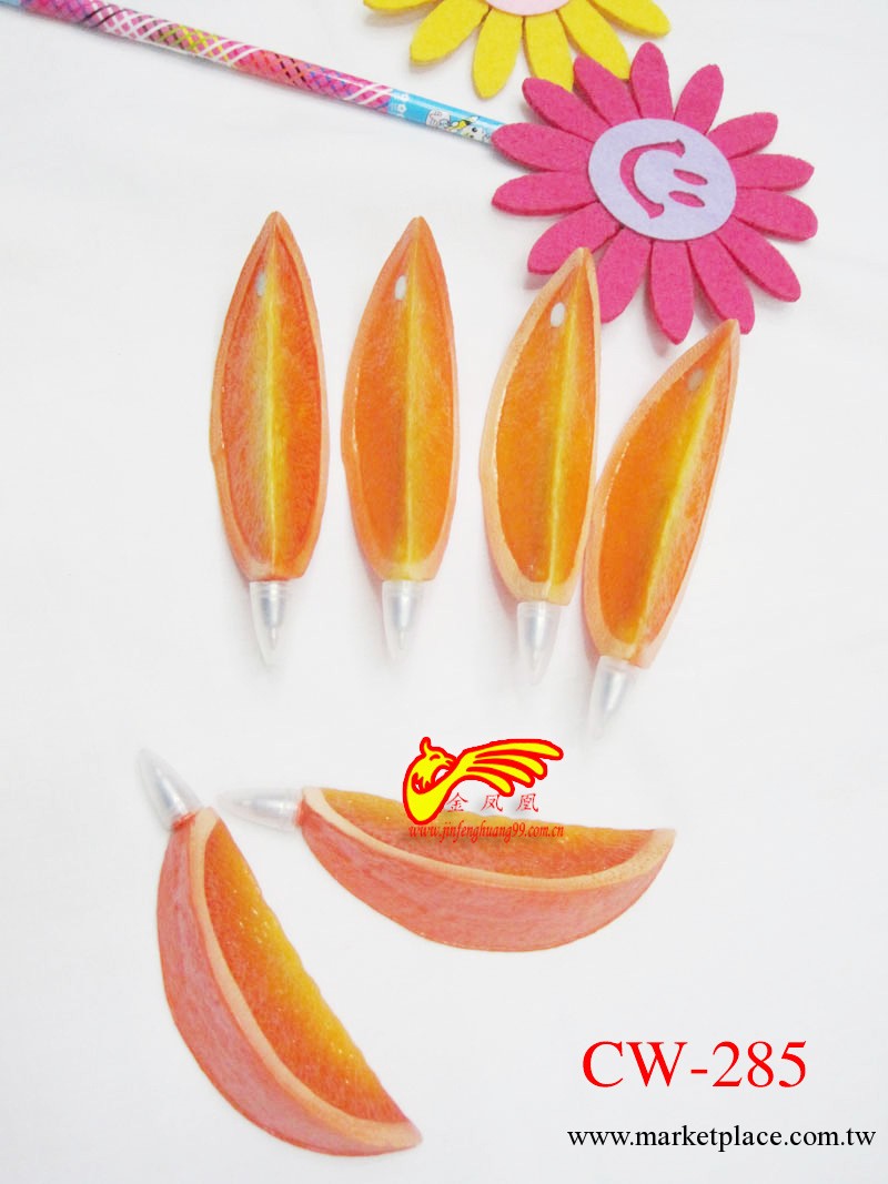 QQ農場冰箱貼 掛飾筆 義烏圓珠筆 橙子筆 韓國文具 廣告筆 批發批發・進口・工廠・代買・代購