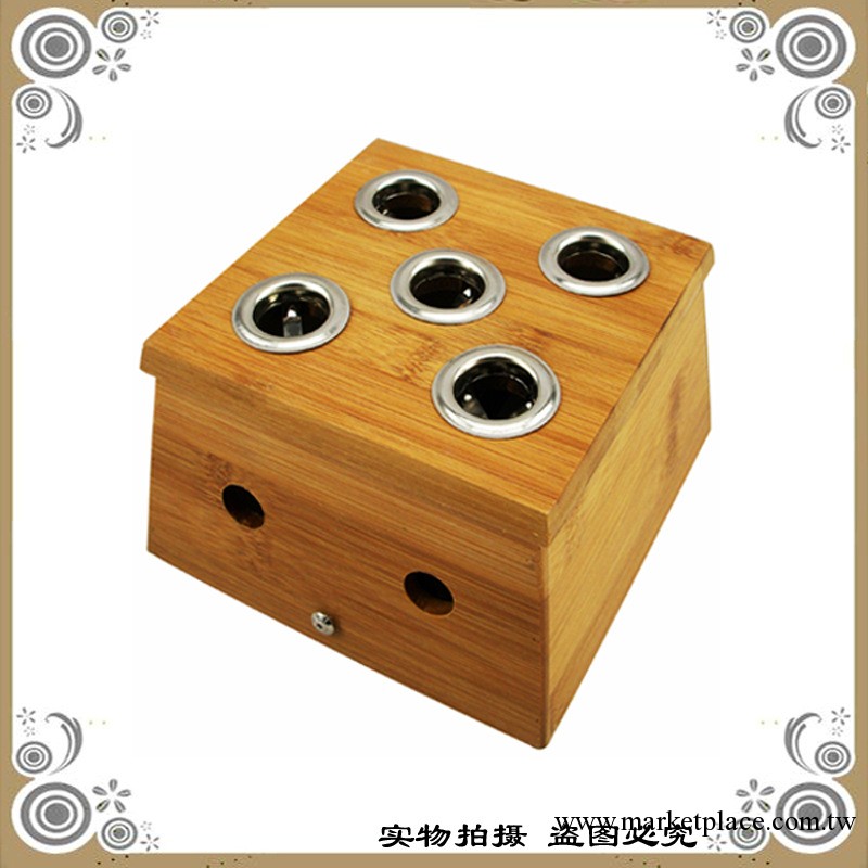 廠傢直銷新款竹制五孔艾灸盒 艾灸器 溫灸器 艾條灸盒工廠,批發,進口,代購