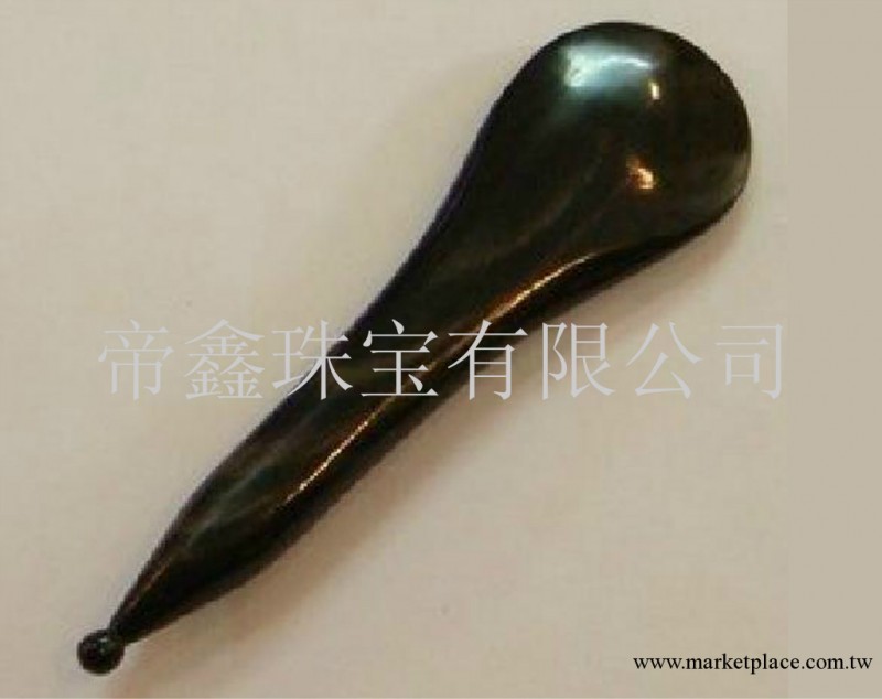 天然黑曜石點穴陽棒 撥筋棒 刮痧板祛眼袋 面部眼部按摩 寶石加工工廠,批發,進口,代購