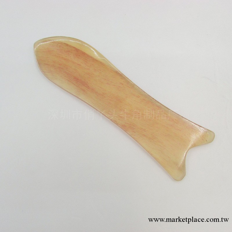 瘦臉天然牛角魚形刮痧板魚型魚形臉部美容刮痧板片 特價批發價工廠,批發,進口,代購