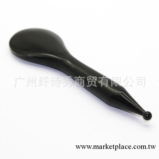 正品天然純牛角點穴棒 撥筋棒 刮痧板祛眼袋面部眼部按摩點穴筆工廠,批發,進口,代購
