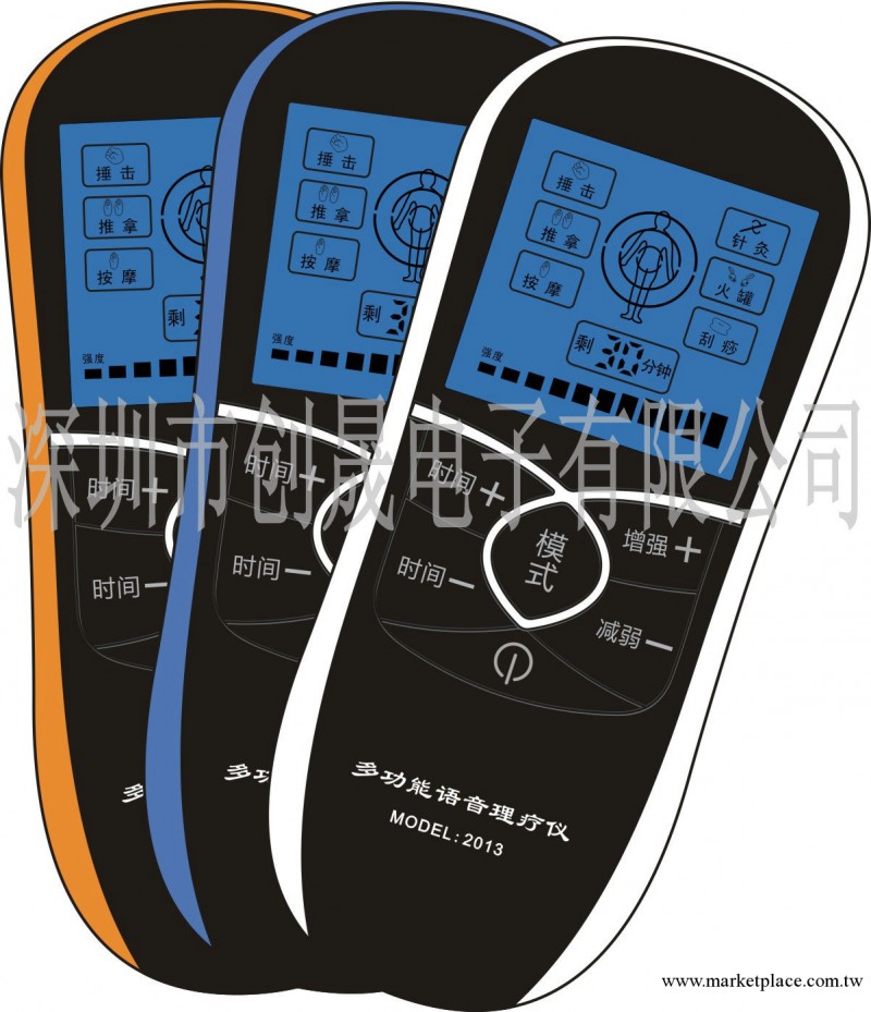 2013年電療屆新款藍屏語音電療機 數位語音按摩機 廠傢貨源工廠,批發,進口,代購