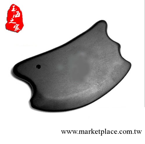 【廠傢直銷】特價天然正品泗濱砭石刮痧板花刀型大刀刮痧板工廠,批發,進口,代購