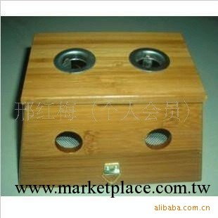 批發竹制雙孔艾灸盒艾灸器溫灸器溫灸盒隨身灸廠價直銷工廠,批發,進口,代購