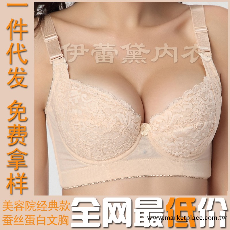 佛山蠶絲蛋白膚色胸罩五排扣調整型內衣批發一件代發美容院B101工廠,批發,進口,代購