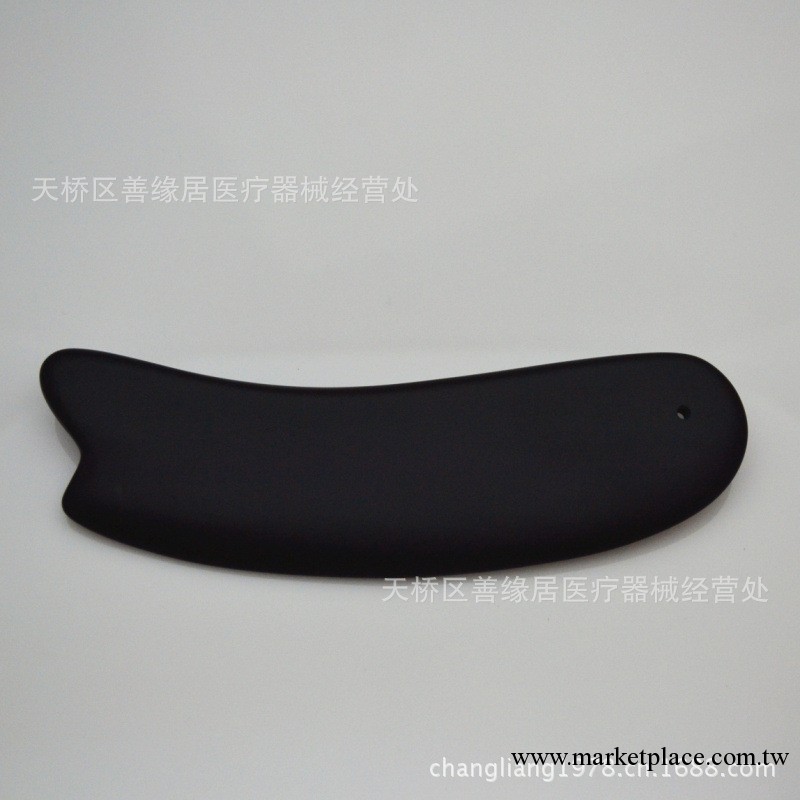廠傢直銷砭石刮痧板 可加印logo 月牙型加長刮痧板 精品品質工廠,批發,進口,代購