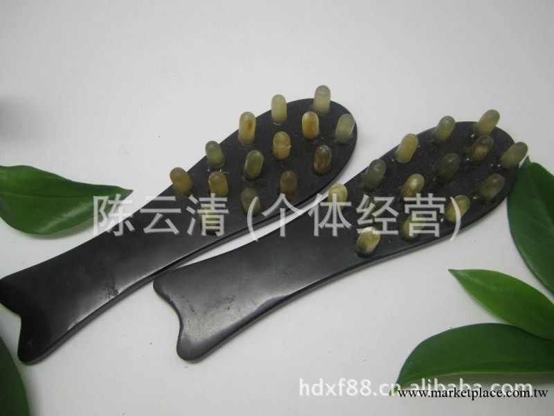 大量供純牛角按摩梳、頭部按摩梳、點穴經絡梳、材質保證100%工廠,批發,進口,代購