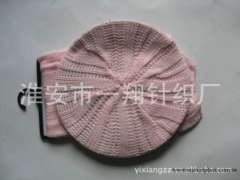 針織帽生產廠傢生產定做加工針織貝雷帽圍巾二件套批發・進口・工廠・代買・代購