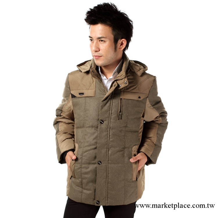 2013新款雪巖松 3118款 男式休閒羽絨衣商務保暖外套批發工廠,批發,進口,代購