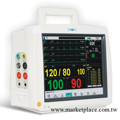 12.1寸觸摸屏彩色多參數監護機工廠,批發,進口,代購