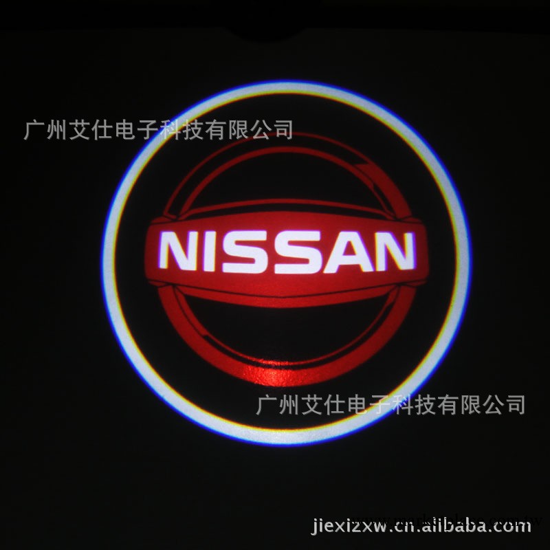 汽車LED照明 車標鐳射投影燈 LED light 日產NISSAN 第八代免打孔批發・進口・工廠・代買・代購