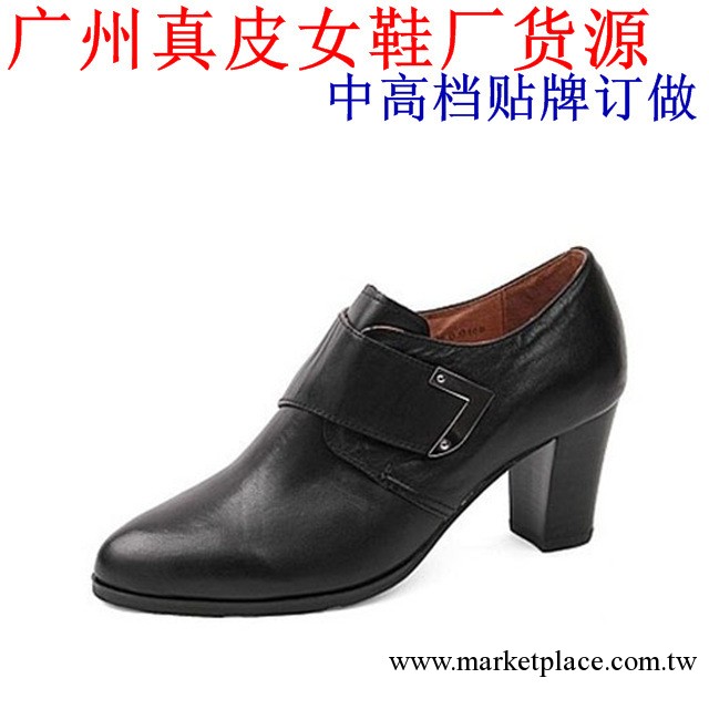 鞋廠深口女鞋批發 BL062最新秋冬圓頭粗跟真皮女鞋 及踝靴工廠,批發,進口,代購