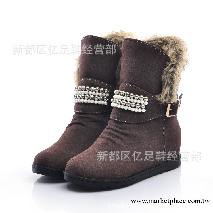 2013成都女靴子秋冬新款女靴圓頭純色女靴馬丁靴女靴批發工廠,批發,進口,代購