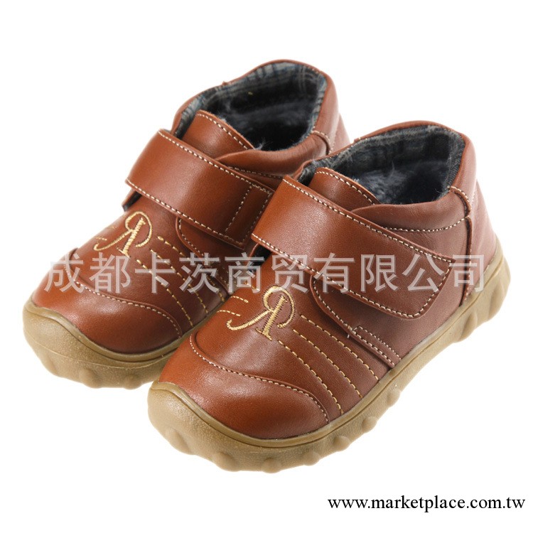 卡茨格兒2013冬季新款男小童棉鞋真皮寶寶軟底學步童鞋M2532工廠,批發,進口,代購