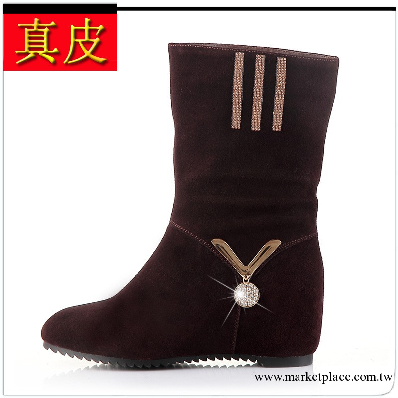 1635優質秋季新款 2013時尚內增高短筒女靴子工廠,批發,進口,代購