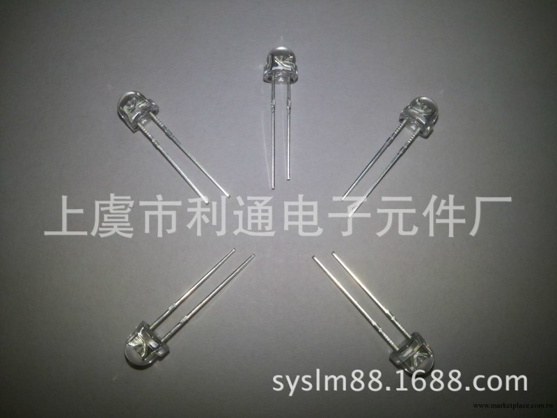 5mm草帽白色LED發光二極管工廠,批發,進口,代購