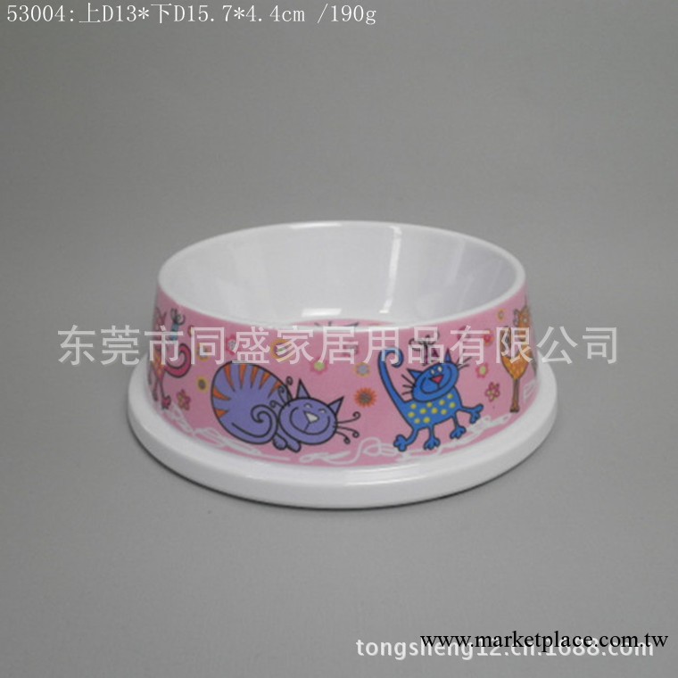 廠傢生產密胺制品寵物食具貓圖狗寶寶碗工廠,批發,進口,代購