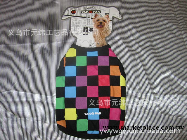現貨銷售 彩色格子寵物背心狗狗衣服寵物服裝 供應寵物用品工廠,批發,進口,代購