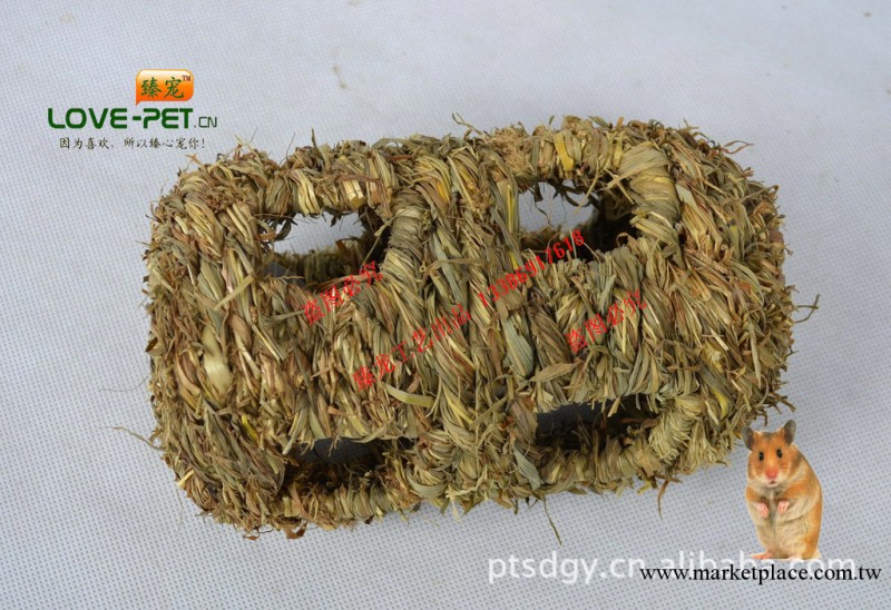 廠傢直供寵物窩 手工編織品 倉鼠窩 寵物草窩 寵物用品工廠,批發,進口,代購