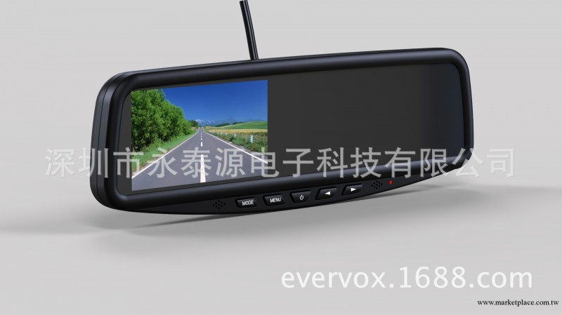 供應 4.3寸專車專用後視鏡顯示器 4.3寸行車記錄機 4.3寸DVR批發・進口・工廠・代買・代購