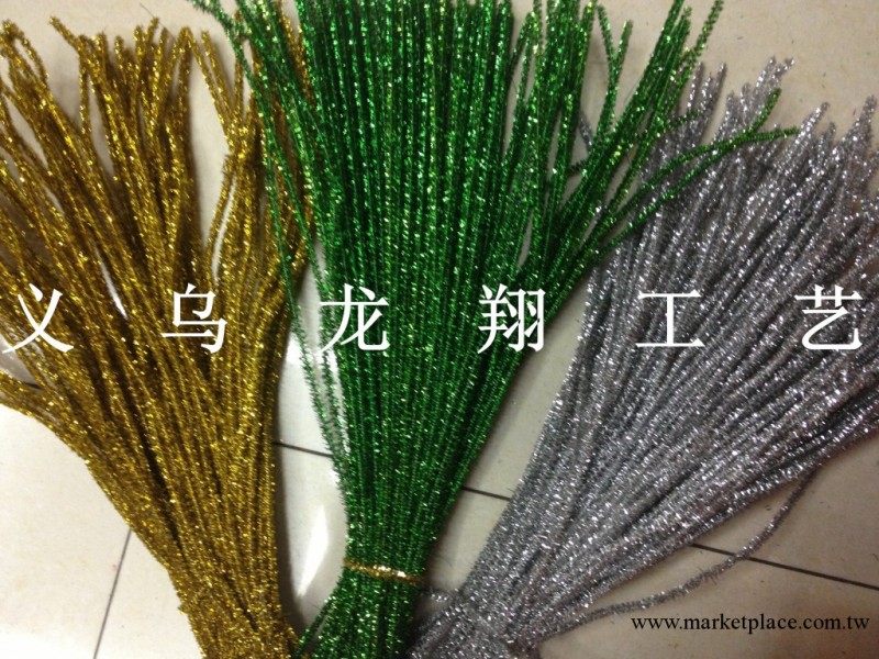 聖誕配件  DIY手工 毛根 毛條 3mm金蔥條 彩色扭扭棒工廠,批發,進口,代購