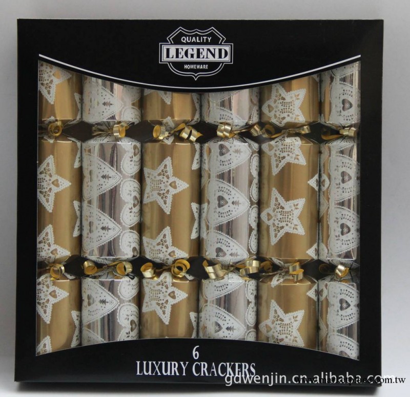 供應LUXURY CRACKERS 聖誕奢華手拉炮，糖果煙花批發・進口・工廠・代買・代購