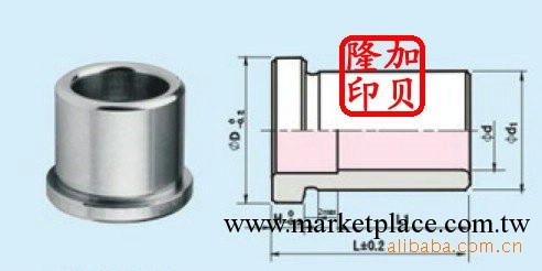 SUJ2導套 SKH51直式方形梢  大水口標準特工廠,批發,進口,代購