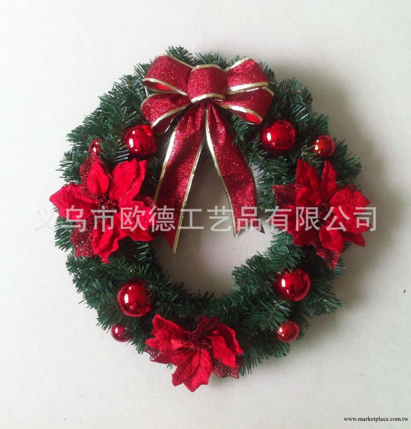 聖誕花環，裝飾花環，PVC花環工廠,批發,進口,代購