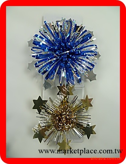 Gift bow 聖誕禮品花 PET手工花球 聖誕禮品包裝花球工廠,批發,進口,代購