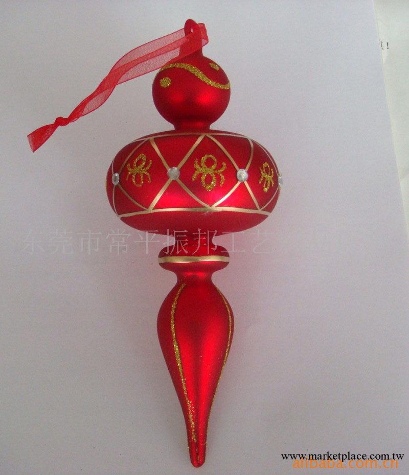供應廠傢直銷，各種規格造型的玻璃手工聖誕飾品工廠,批發,進口,代購