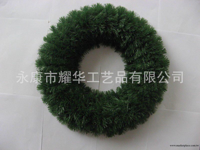 廠傢直銷 熱賣 聖誕用品/聖誕飾品 流行聖誕花環 18“工廠,批發,進口,代購