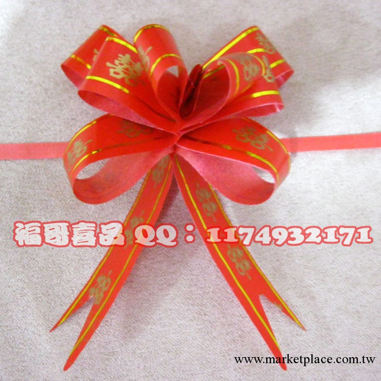 FG-L34聖誕節禮品盒包裝 喜糖盒包裝 帶喜字拉花 18mm 大紅工廠,批發,進口,代購