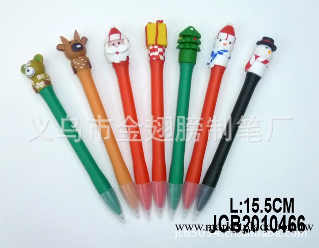 聖誕節禮品筆，聖誕軟陶筆，聖誕系列用筆，節日用筆，節慶圓珠筆工廠,批發,進口,代購