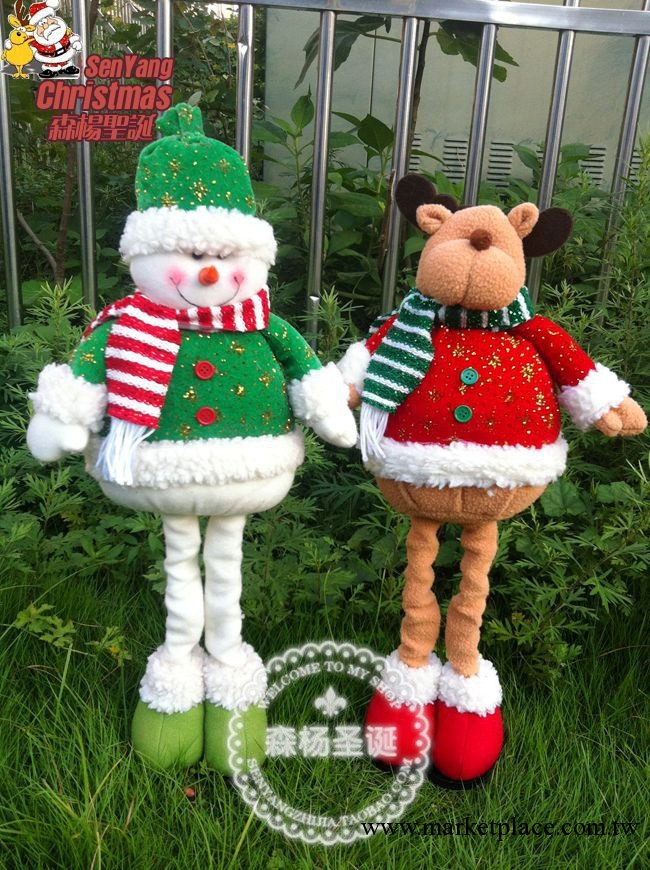聖誕裝飾品 特大聖誕老人 雪人擺件 聖誕節商場裝飾工廠,批發,進口,代購