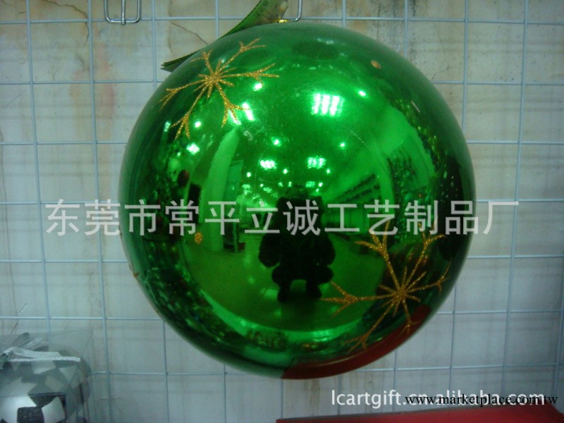 供應聖誕塑膠600MM圓球百貨公司大型擺飾工廠,批發,進口,代購