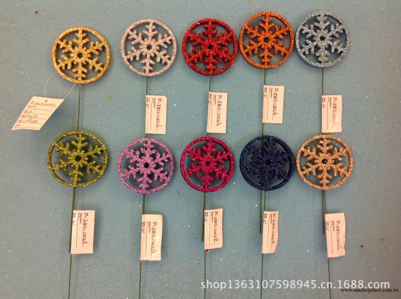 聖誕樹形、雪花形、蝴蝶形枝條裝飾品工廠,批發,進口,代購