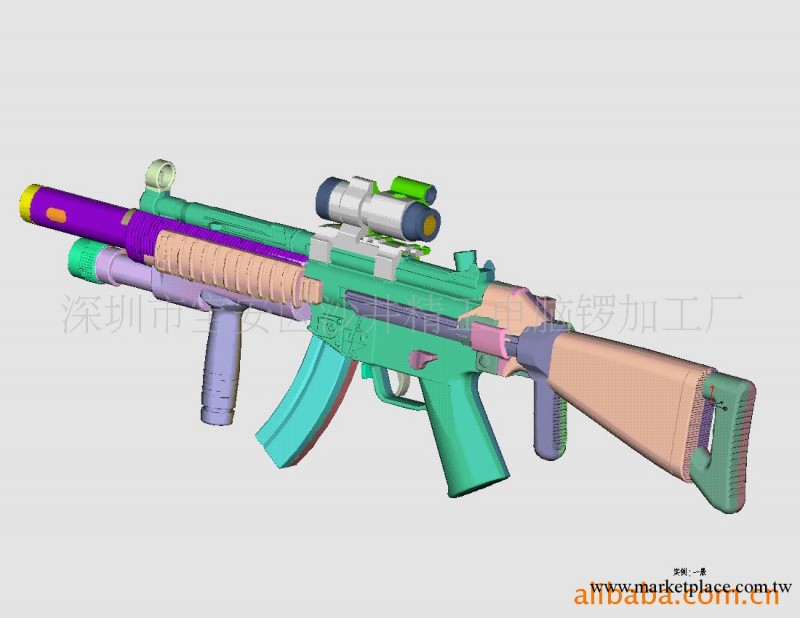 供應深圳玩具槍抄數設計塑料模工廠,批發,進口,代購