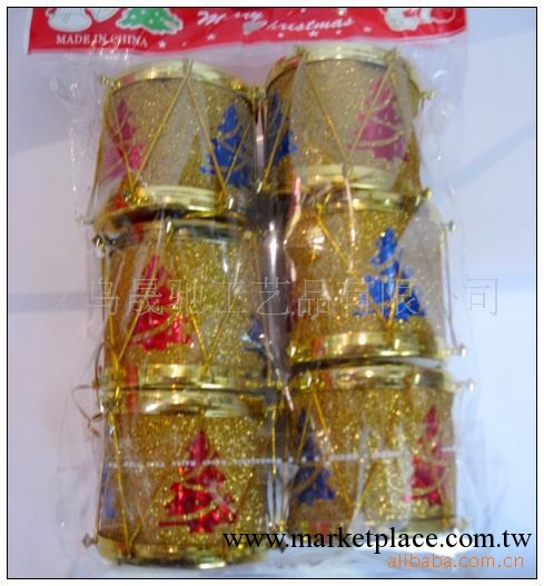 【6cm鼓，套6】定制各種聖誕禮物及掛件，熱賣中，聖誕鼓工廠,批發,進口,代購