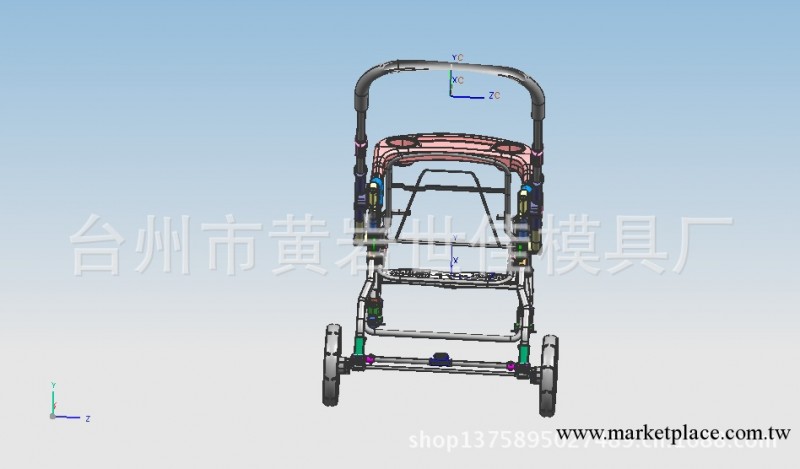 嬰兒推車模具   童車模具設計開發  嬰兒車塑料配件模具廠傢工廠,批發,進口,代購