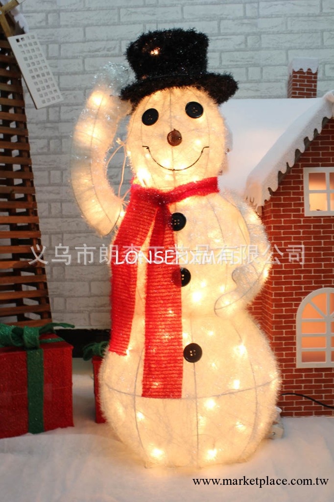 1米可拆裝聖誕雪人 聖誕節裝飾品 商場酒店佈景裝飾 聖誕裝飾雪人工廠,批發,進口,代購
