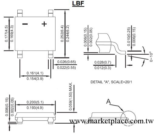 貼片整流橋LB08工廠,批發,進口,代購