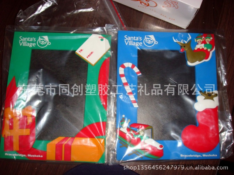 聖誕節禮品 聖誕老人襪子相框 藍色紅色綠色相框 簡單可愛工廠,批發,進口,代購