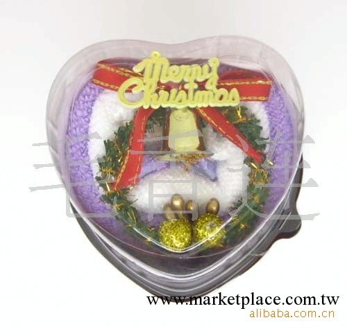 聖誕愛心*聖誕禮品*廣告促銷*創意禮品*蛋糕毛巾 聖誕禮品批發工廠,批發,進口,代購