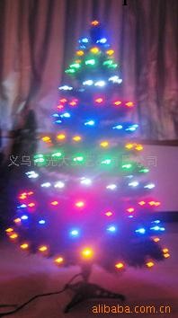 供應聖誕用品，聖誕禮品，LED光纖聖誕樹(圖)工廠,批發,進口,代購